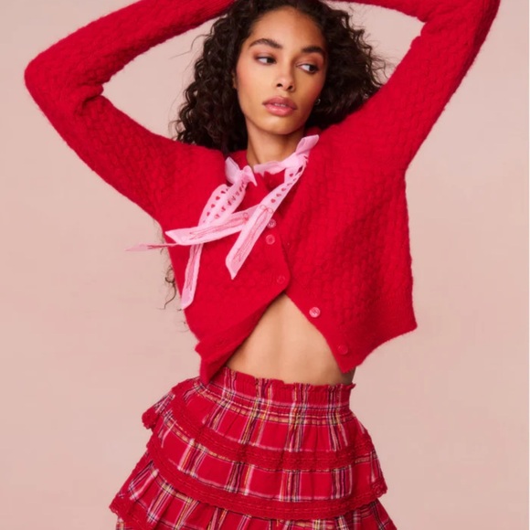 Loveshackfancy NWOT SOLDOUT Tartan Mini - Picture 2 of 3